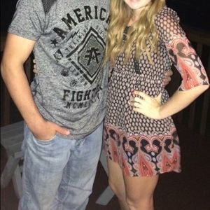 Miss me girls patterned dress